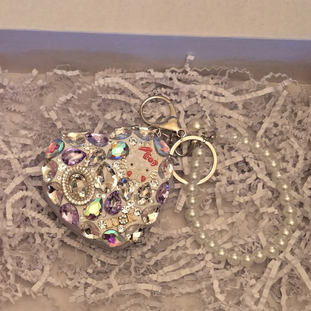 Keychain compact mirror - Picture 2 of 4